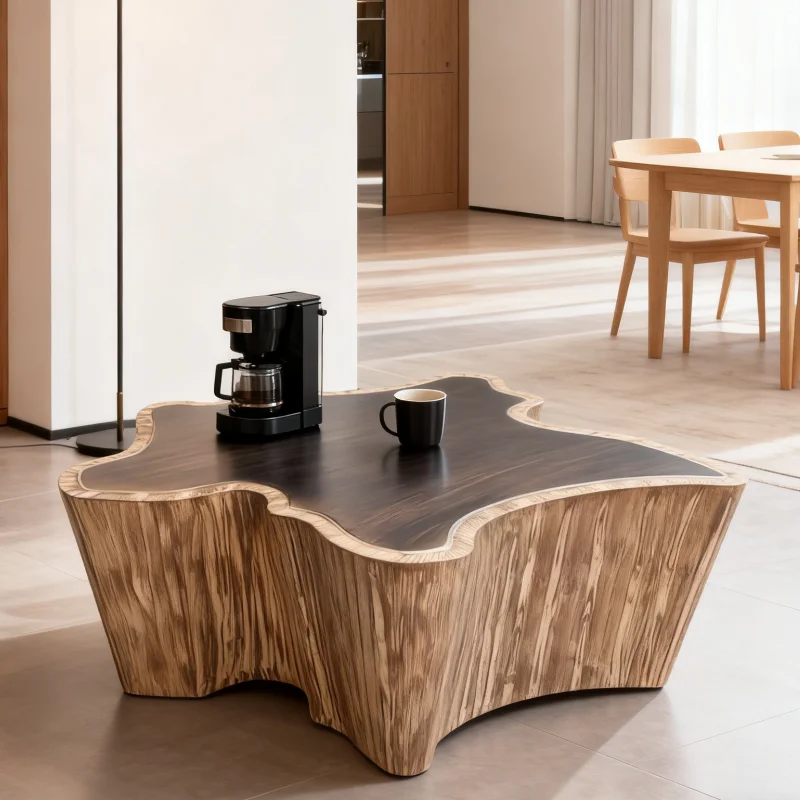 

GRC Concrete Table Coffee Table Fiber Cement for Indoor Living Room Apartment Villa Decorative Center Table Use