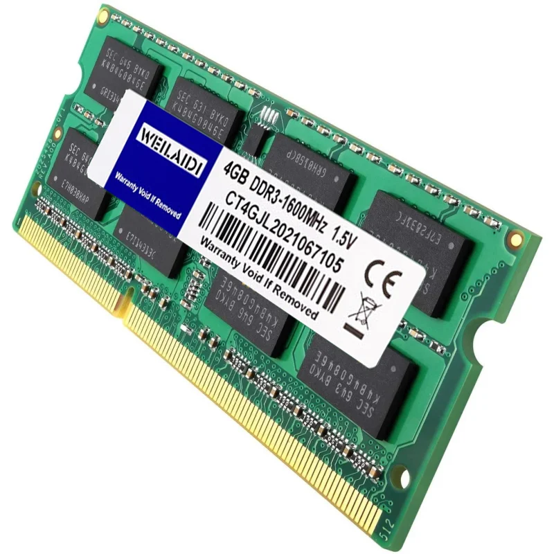 Memoria ram DDR3 DDR3L 2GB 4GB 8GB 16GB PC3 1333 1600MHZ 1,5V PC3L-10600 12800 1,35V SO-DIMM Memoria RAM para Notebook portátil