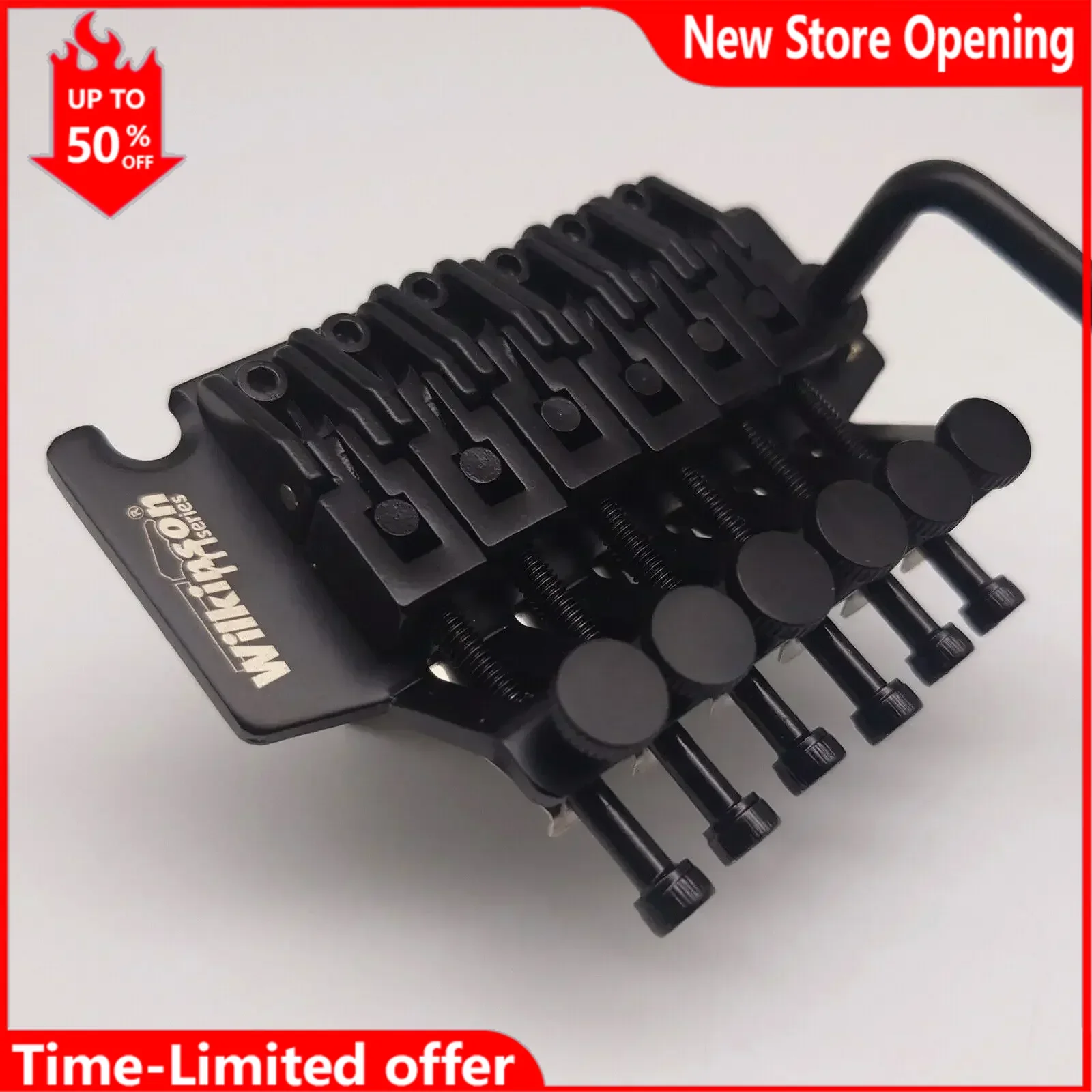 

WODL1 6 String Electric Guitar Black Double Lock Tremolo Bridge 42mm R2 for 6 String Electric Guitar Accessoires