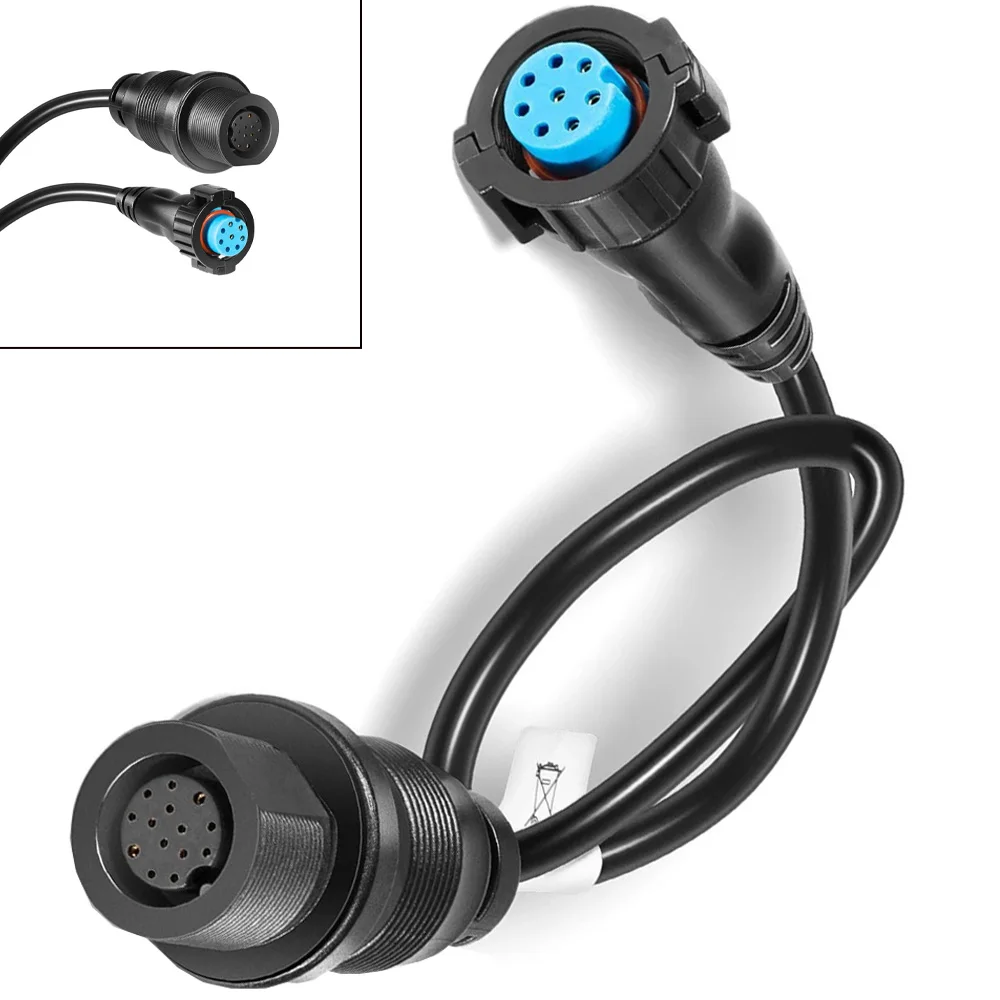 1852082 Adapter Cable MKR-DSC-14 for Garmin Transducer and Fish Finder 8-PIN for EchoMAP, EchoMAP Chirp, EchoMAP Ultra, GPSMAP