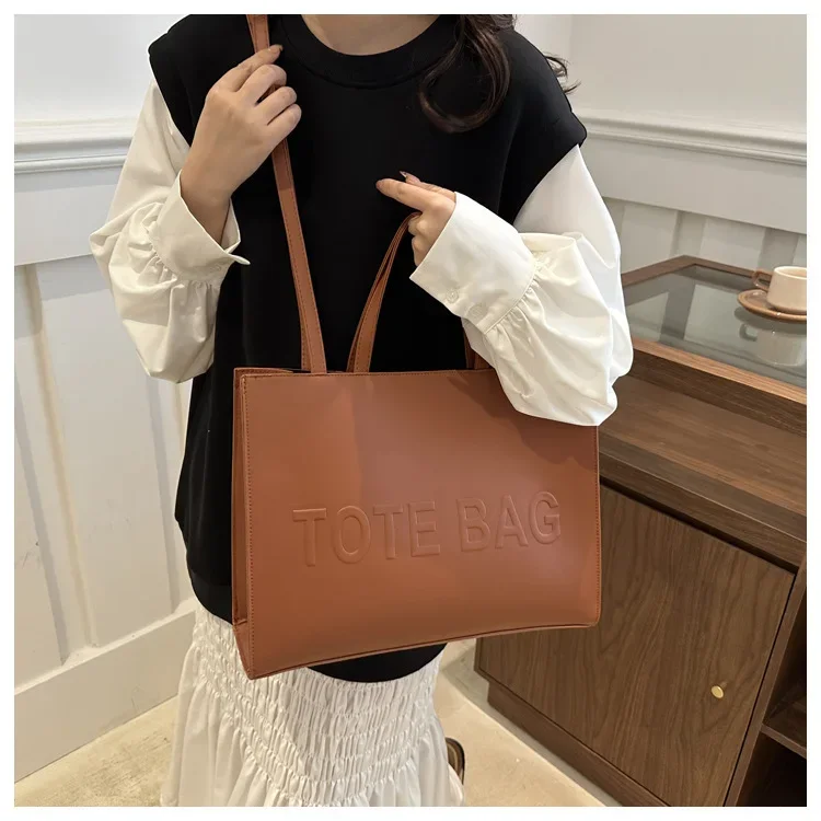 Einfache Vintage-Tragetaschen aus Pu-Leder für Damen, lässige Mode, einzelne Schulter-Cross-Body-Taschen, Handtasche für Damen zum Arbeitseinkaufen – Detail 12