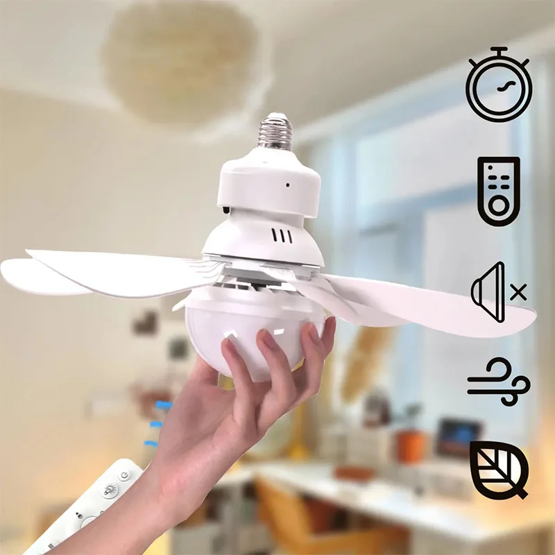 

Новый потолочный вентилятор с LED-подсветкой E27 30W/40W, с пультом дистанционного управления, регулируемой яркостью, для спальни, столовой, небольшой комнаты, умный вентилятор-светильник.