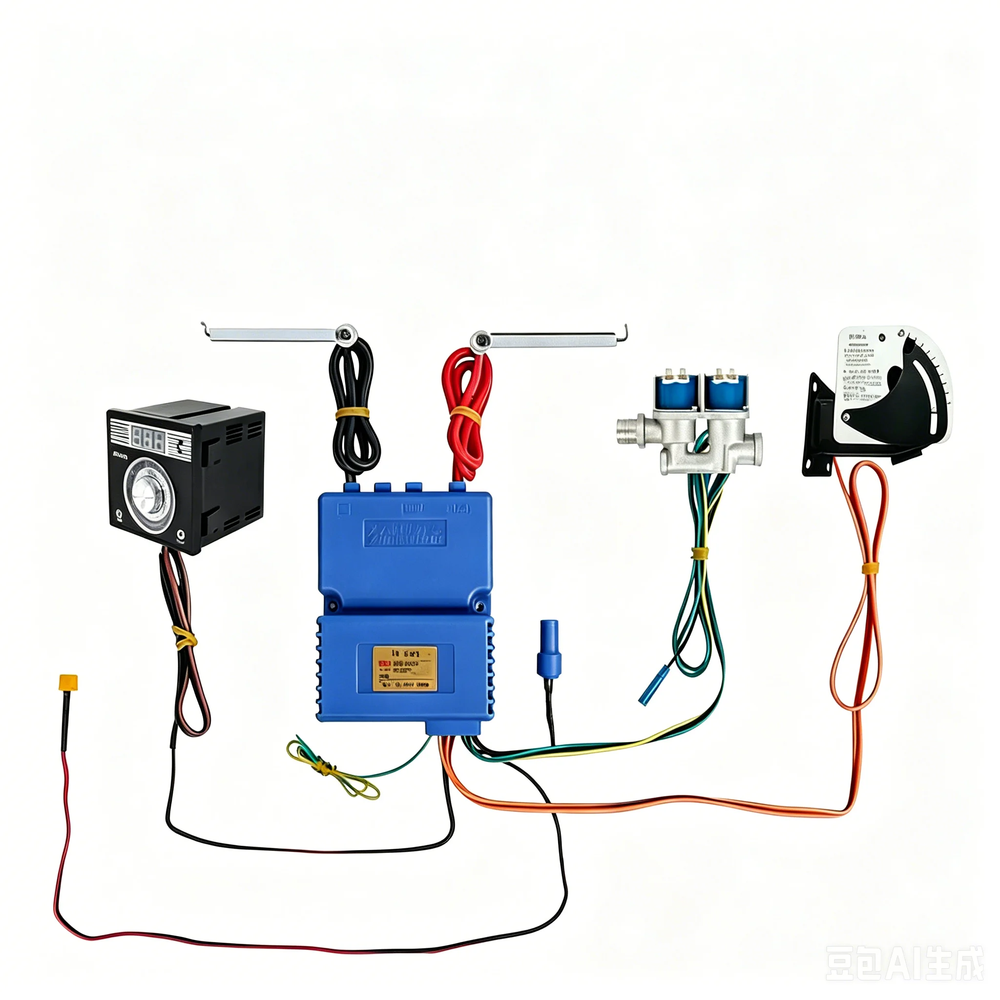 Complete Set Blue Pulse Igniter Controller for Gas Oven, Roaster, Cake Baking Stove & Hot Air Tunnel Furnace