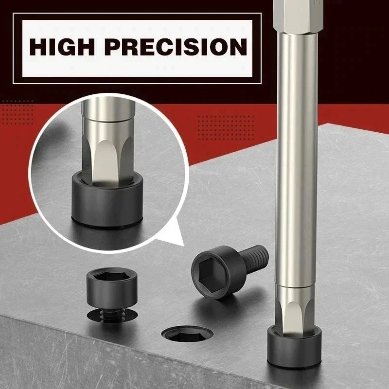 Screwdriver Bits 1/4 Inch Hex Shank Magnetic Screw Drivers Set Hexagon Head Allen Wrench Drill Bits Set H1.5-H8