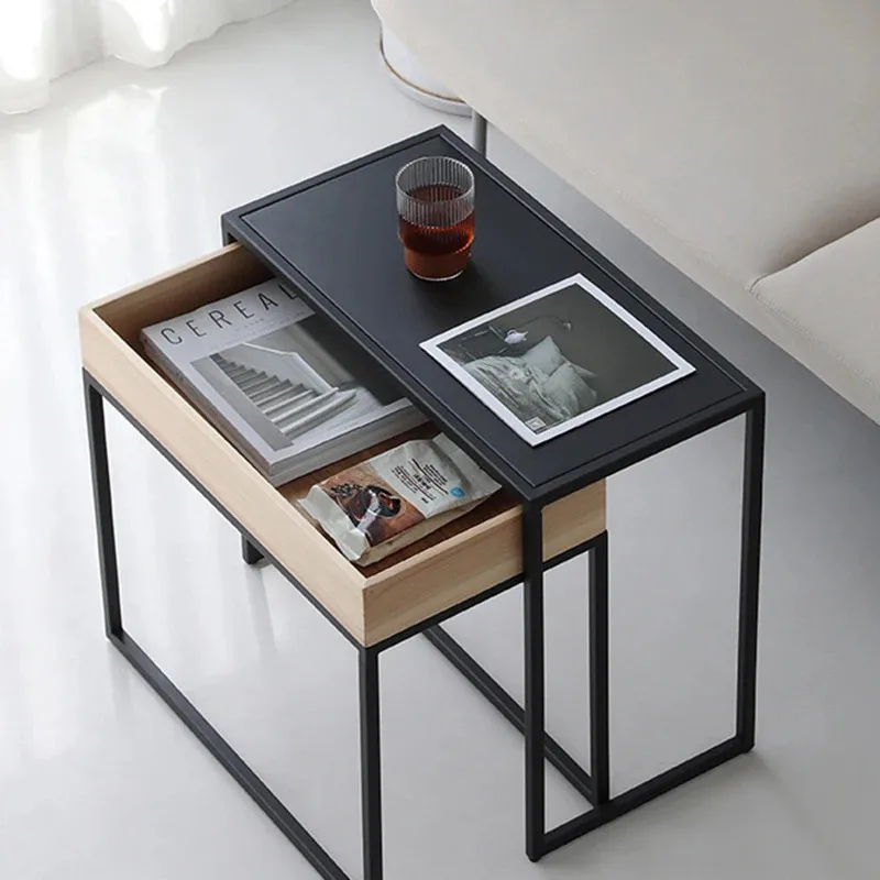 Nightstands Console Coffee Tables Small Auxiliary Coffee Tables Salon Center Multifunction Mesinha Living Room Furniture DX50GZ