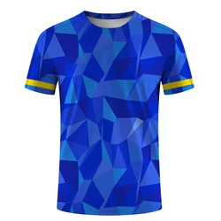 Letnia moda sportowa Ping-Pong Badminton mężczyźni i kobiety luźne wygodne Arder szybkoschnący duży rozmiar z okrągłym dekoltem z krótkim rękawem t-shirt