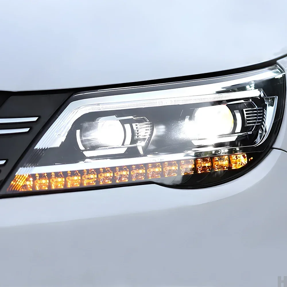 

Modified Car Front Lamp Assembly for 2009-2012 VW Tiguan LED Headlight Upgrade High Configure Projector Lens B8 Style Accessory