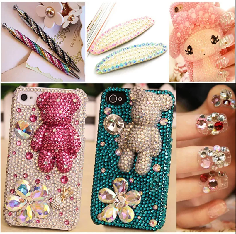 สีม่วงอ่อน AB เรซิ่นเยลลี่ไรน์สโตน 2 มม./3 มม./4 มม./5 มม.-กลมแบนตกแต่งเล็บสำหรับ DIY อุปกรณ์เล็บและงานฝีมือ