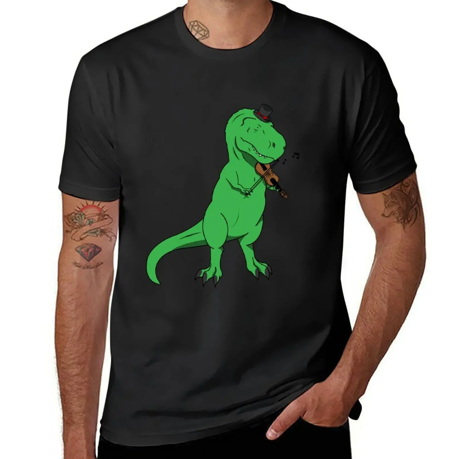 Treble Rex T-Shirt Aesthetic clothing cotton graphic tees aesthetic clothes T-shirt men