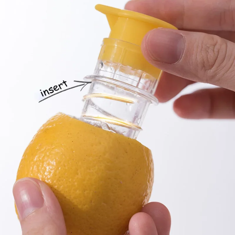 Portable Lemon Squeezer - Lightweight Reusable Manual Juicer w/Built-in Filter,Dishwasher Safe for Travel Camping Home