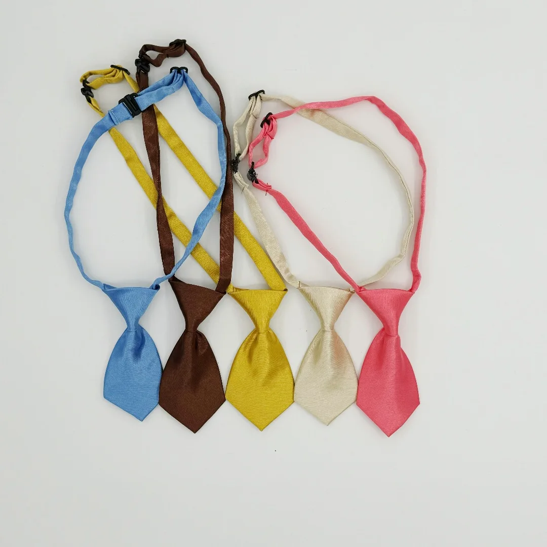 Solid color children's small tie pet baby accessories tie party performance speech baby tie 30 color optional