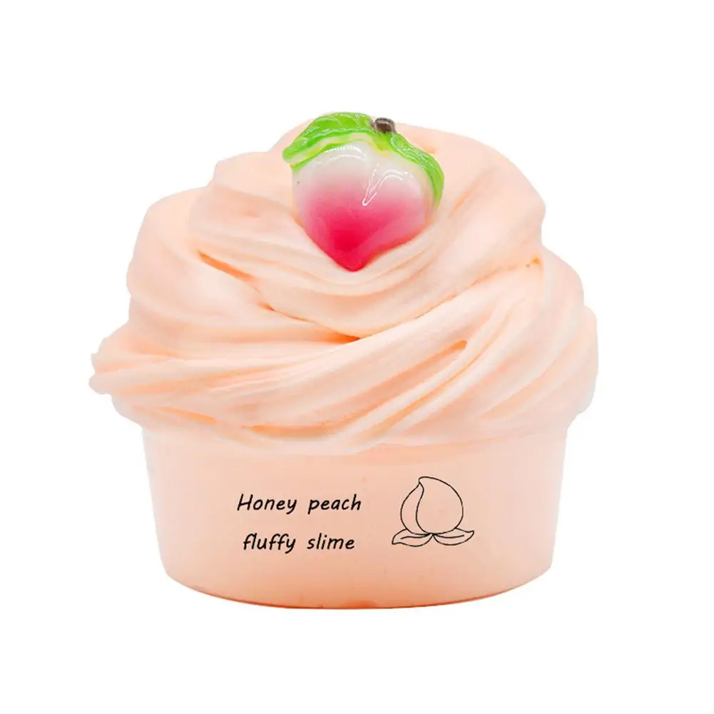 60ml DIY Slime Toy Scented Soft Clay Strawberry Charm Stress Relief Putty Fun Sensory Educational Toy