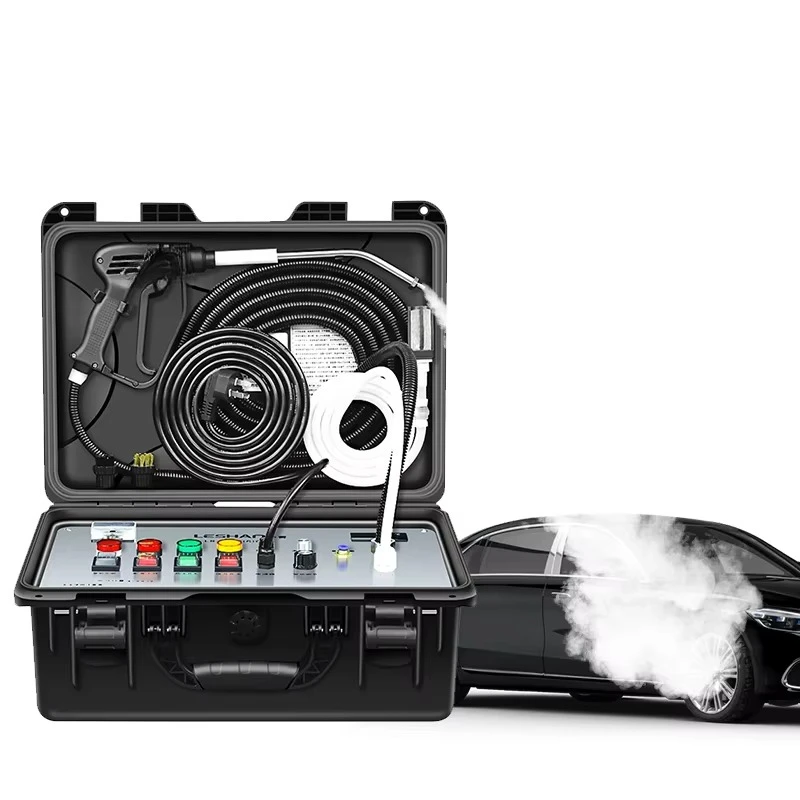 Portable High Temperature and Pressure Commercial Steam Car Washer, Steam Pressure Adjustable Appliance Cleaning