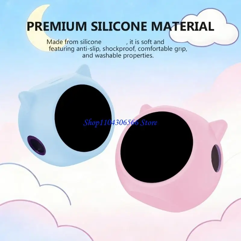 02DD Silicone Sleeve Wrap Enclosure for Punirunes Virtual Electronic Pet Device Comprehensive 360 Degree Protective Antidrop