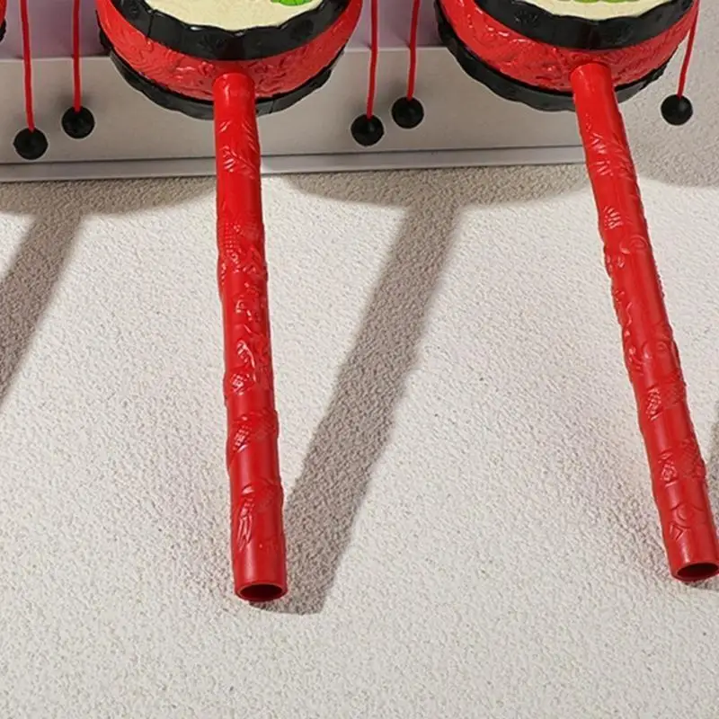 97BC قرد طبل حشرجة الموت الصينية التقليدية قرع أداة للأطفال