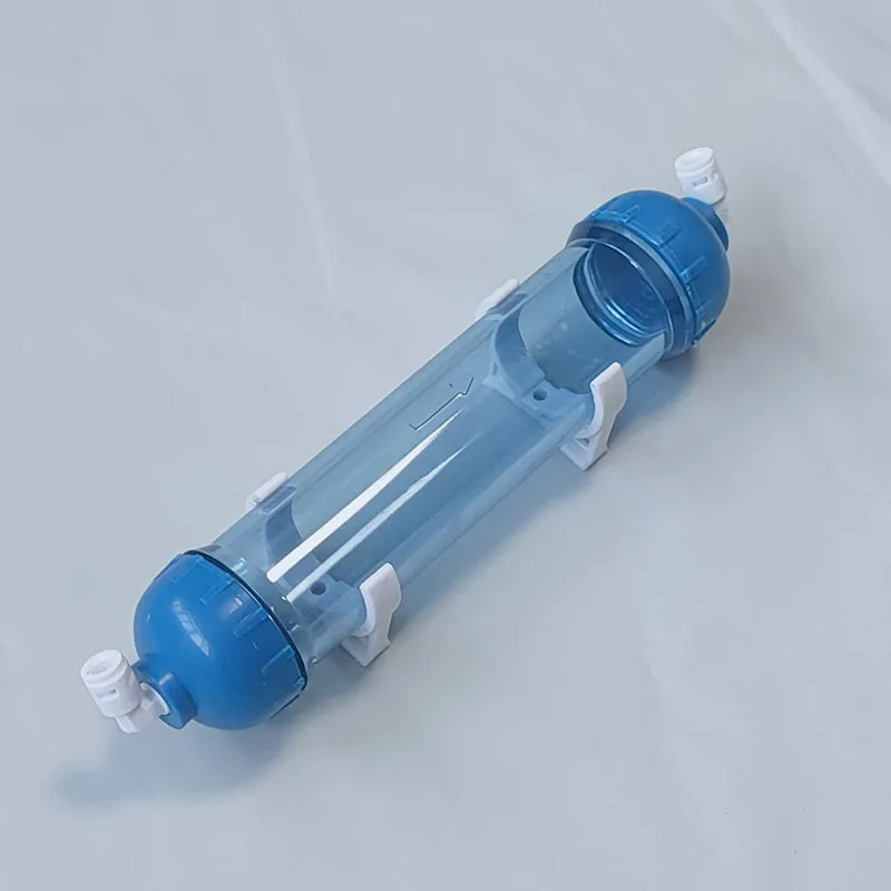 Cartucho de filtro de agua T33 para sistema de ósmosis inversa, botella de filtro de carcasa, 2 accesorios de UDS, 1 Uds