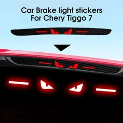 Pegatina de luz trasera de freno de coche con personalidad, Ojo de demonio, tablero de luz de advertencia de coche, decoración de estilo para Chery Tiggo 7, 1 piezas