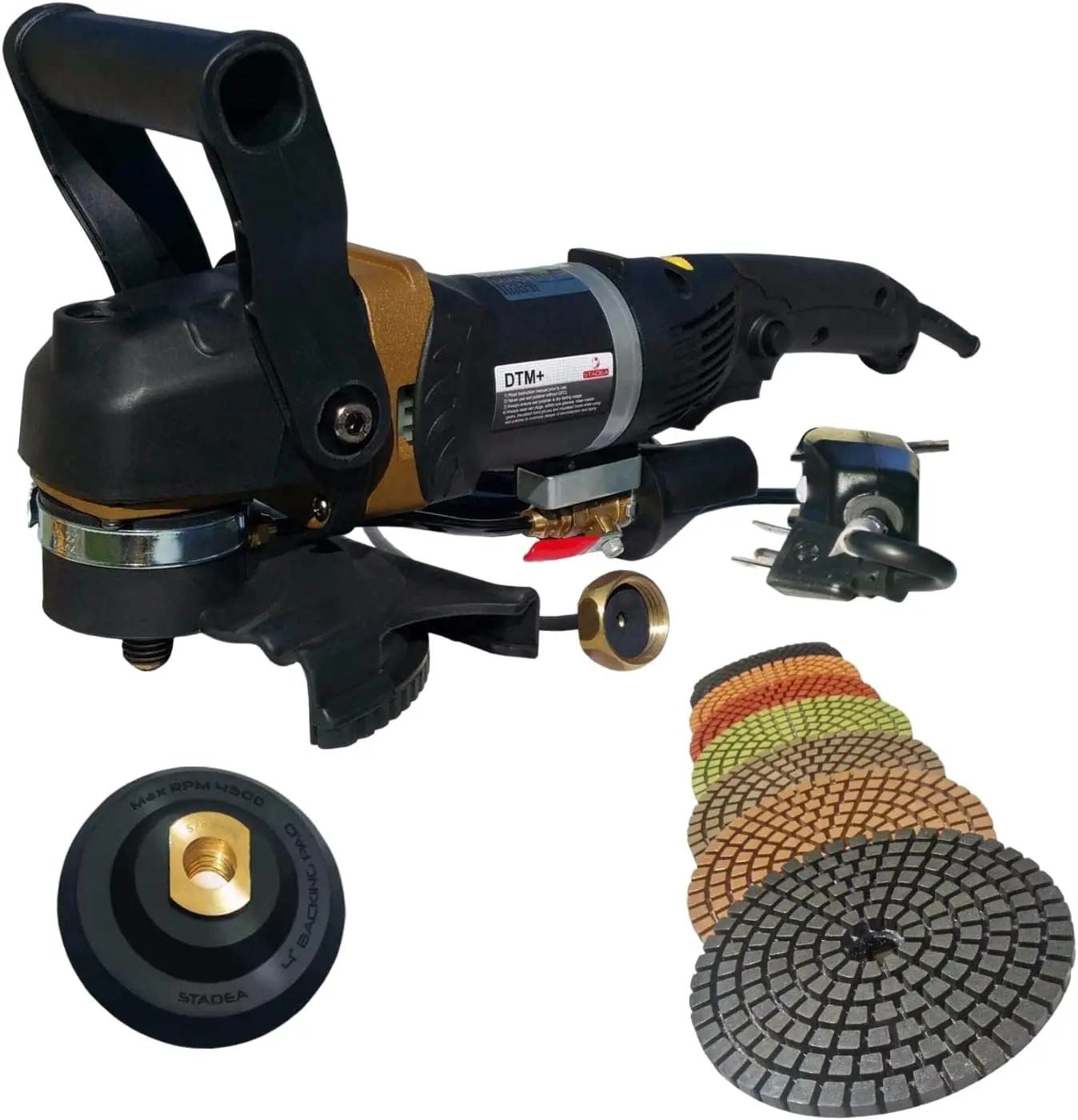 Swp105K Stone Concrete Countertop Grinder Polisher Wet Stone 4