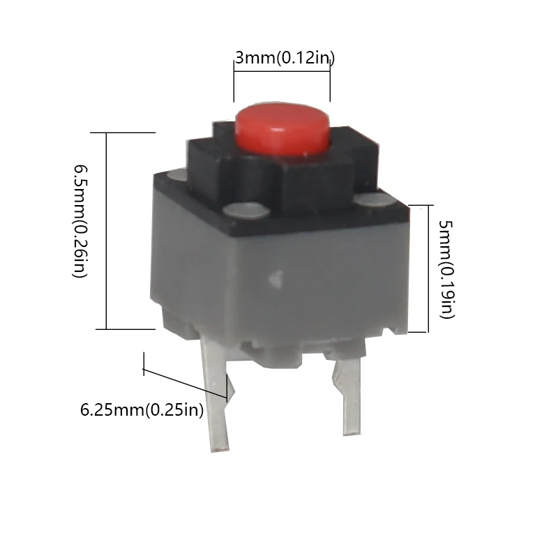 

【50-10PCS】Kailh Mute Button Silent Switch Wireless Mouse Wired Mouse Button Micro Switch Accessories 6X6X7.3MM