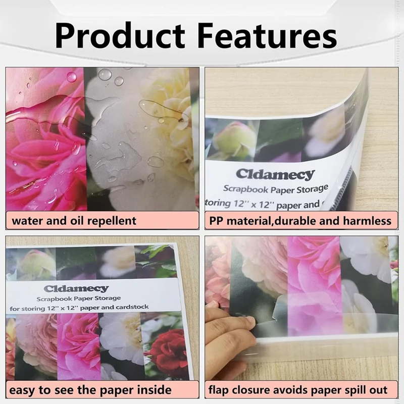 Органайзер для скрапбукинга прозрачный, 20 шт.