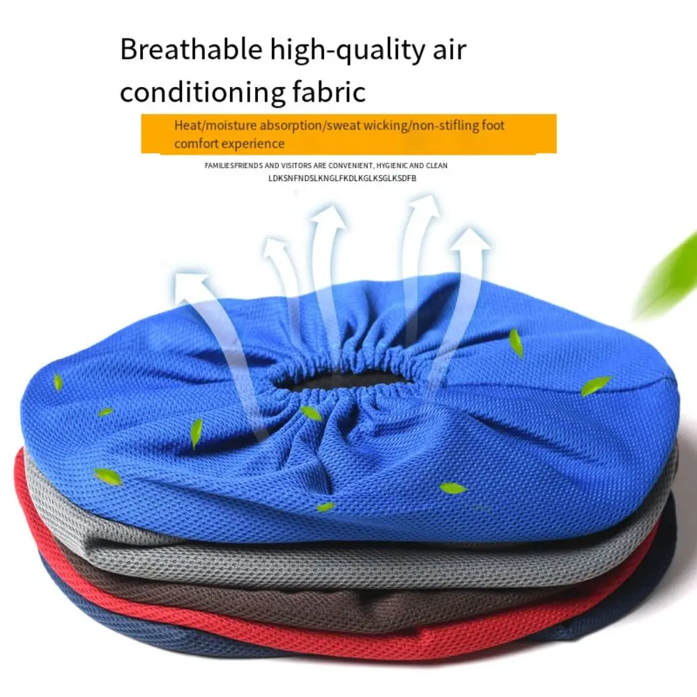 3 Pairs Durable Reusable Shoe Covers Non-slip Breathable Mesh Shoes Protectors Washable Elasticity Booties Cover Laboratory