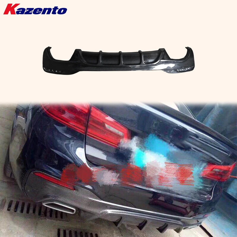 

For BMW 5 Series G30 (17-19 M Sport Only) Carbon F1 Style Rear Diffuser Lip