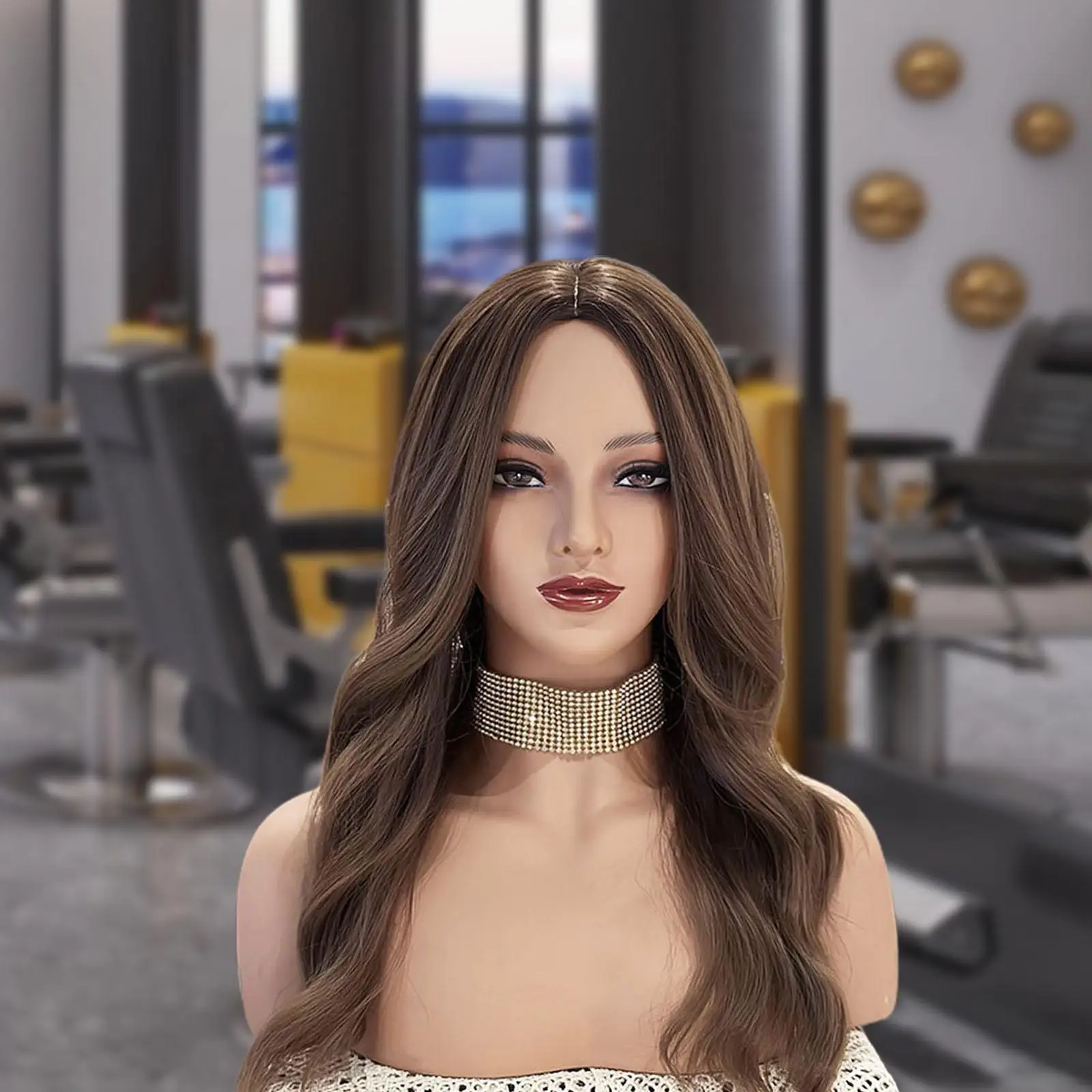 

Подставка для парика, голова манекена, многофункциональный держатель для парика для парикмахерской, серьги, очки, ювелирные изделия, ожерелья