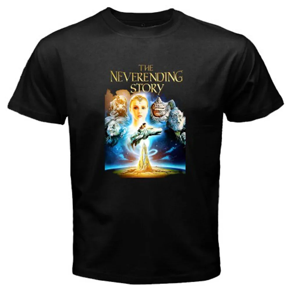 The Neverending Story Movie Men's Black Size S5XL