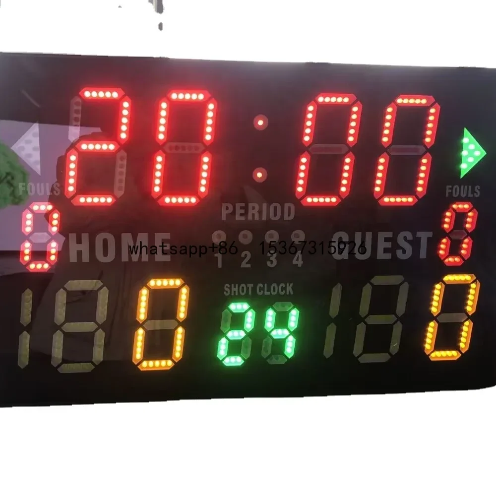 Rechargeable basketball led scoreboard portable Digital Electronic Scoreboard