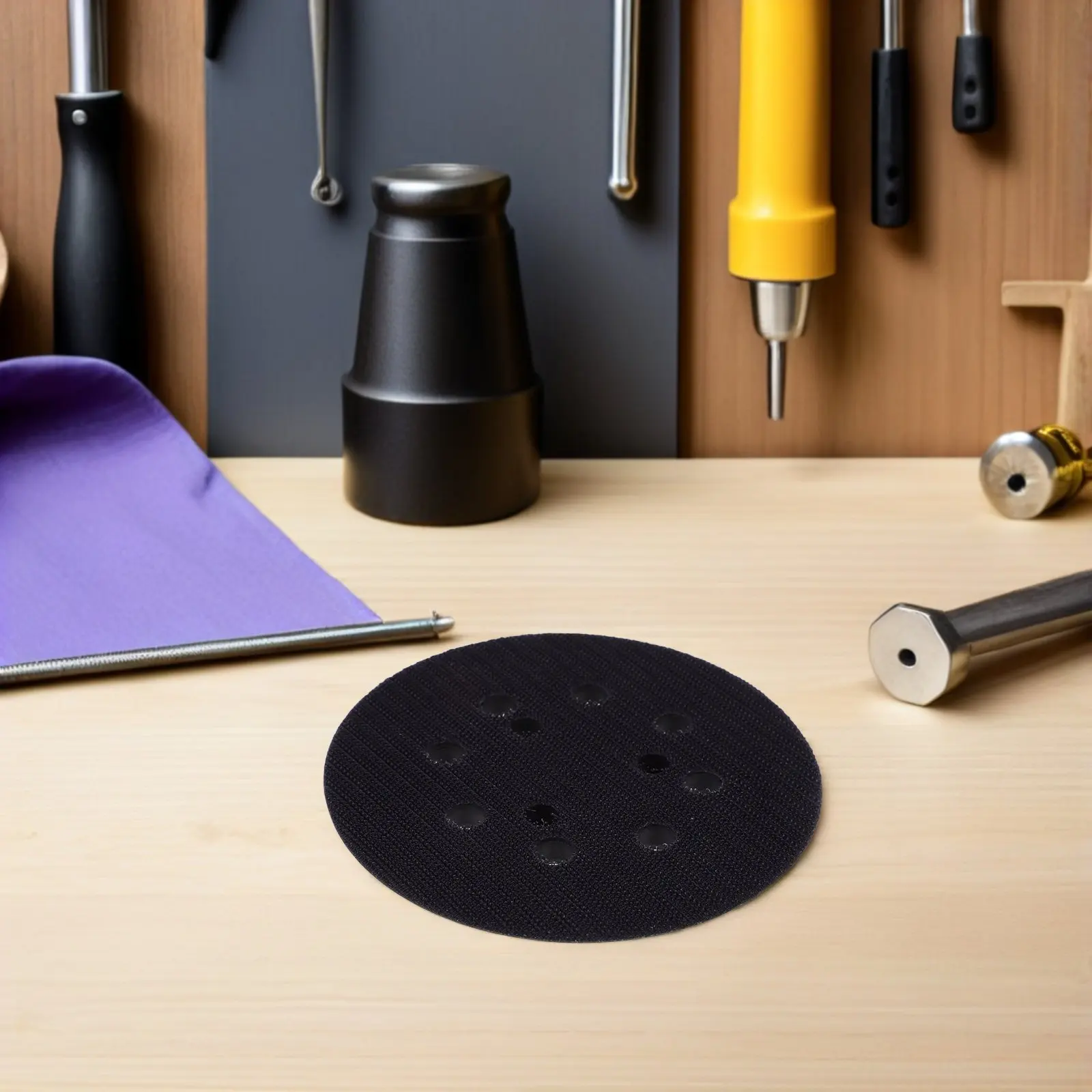 

5 Inch 8 Hole Sanding Pad Power Drill Attachment for Car Polishing Pads for Drill Furniture Restoration Automotive Pneumatic