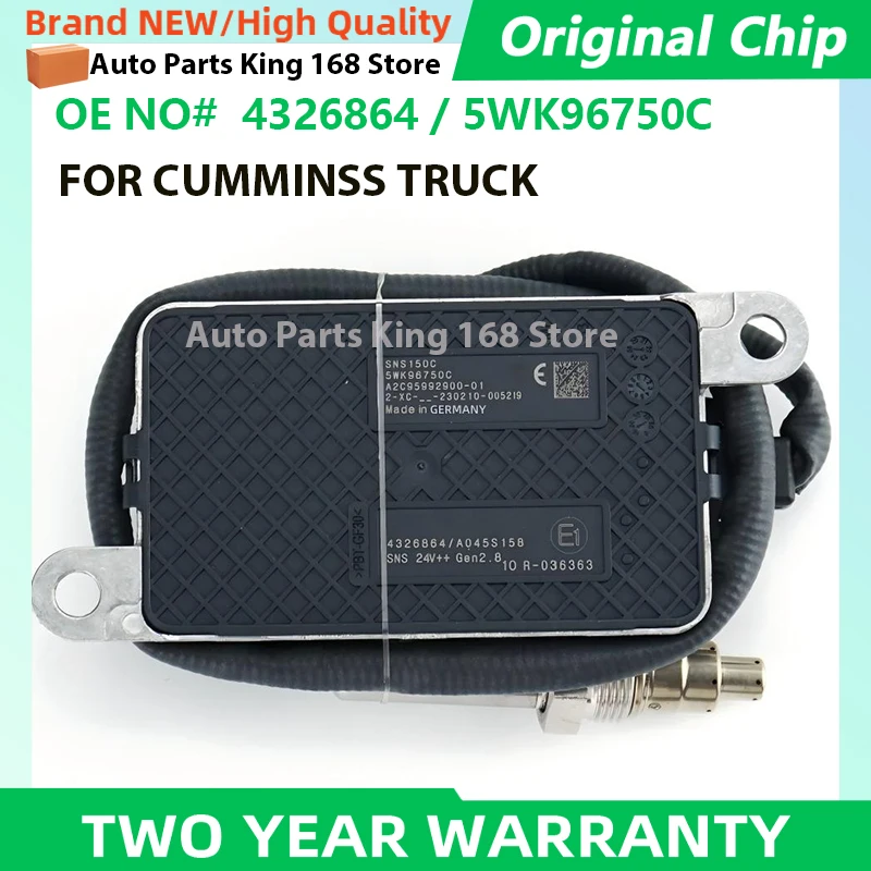 

4326864 5WK96750C A2C95992900 Высококачественный новый датчик оксида азота для двигателя Cummins, аксессуары для стайлинга автомобиля