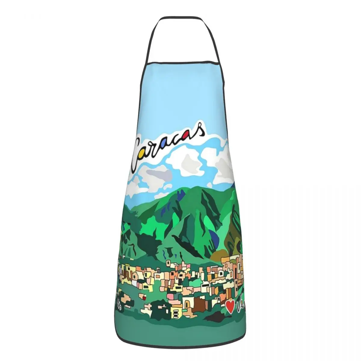 Caracas, View Of El Avila Hill Aprons Chef Cooking Cuisine Tablier Waterproof Bib Kitchen Cleaning Pinafore for Women Men