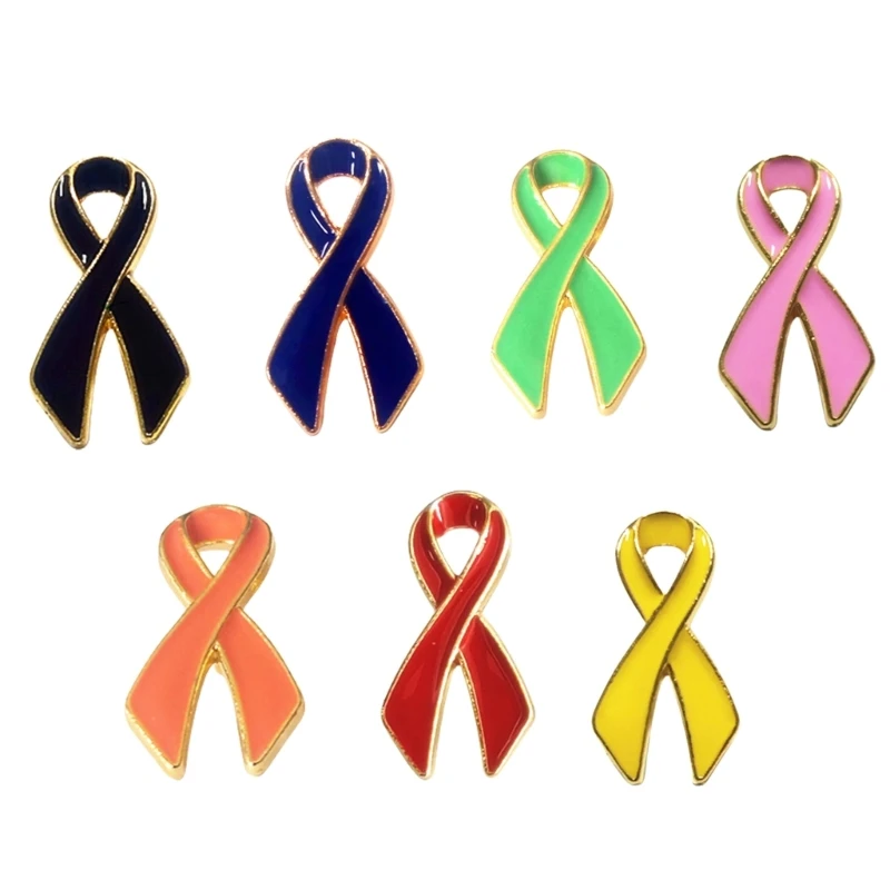 Pacote com 10 broches versáteis fita com crachá para compradores presentes amantes crachás 37JB