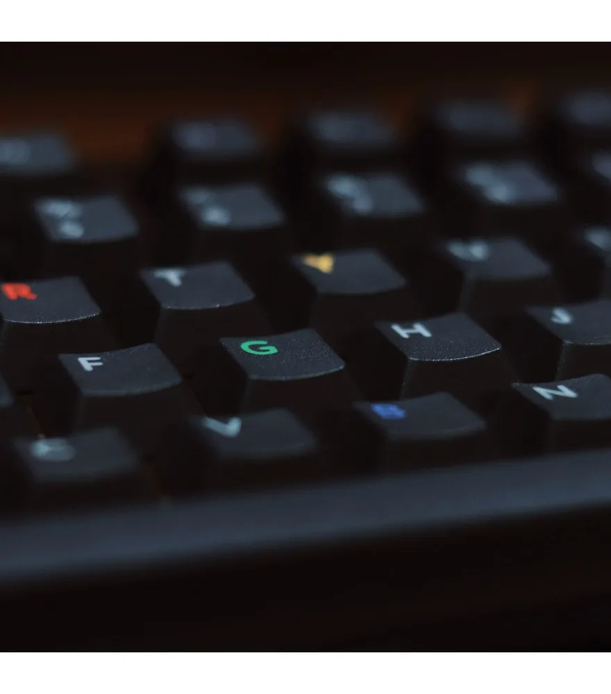 

Keycap black and gray color scheme simple 142 keys full set of PBT sublimation for mechanical keyboard
