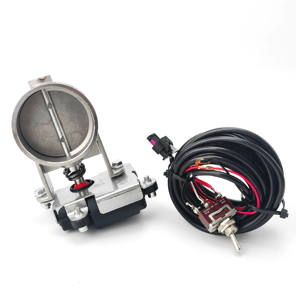 

Universal 63mm Stainless Steel Electric Exhaust Control Valve for Exhaust Pipe Sound Wave Modification