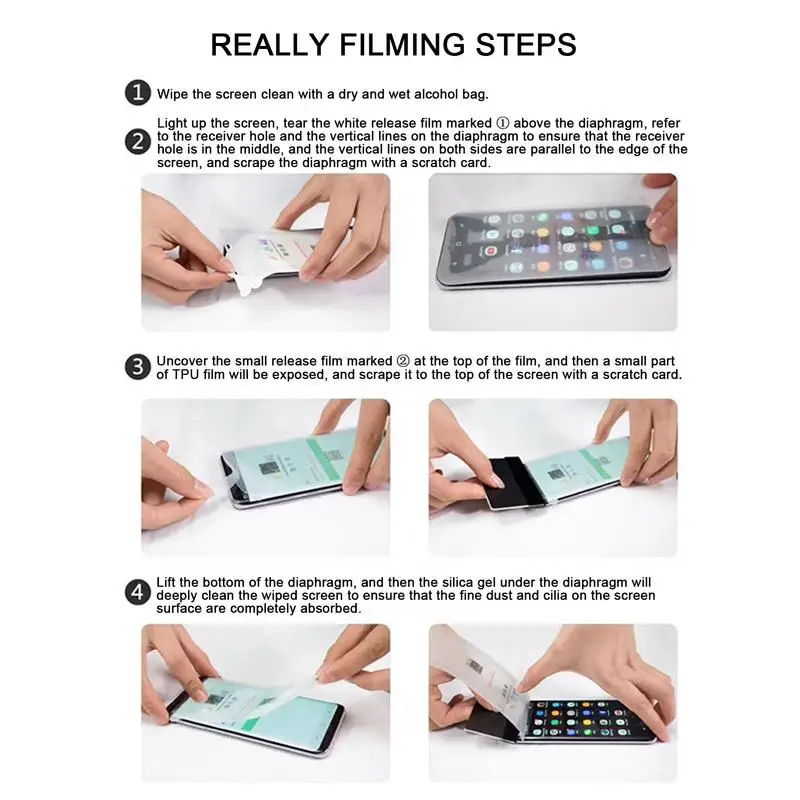 For Samsung Note20Ultra Front Screen Full Coverage Screen Protector For Note 20 Ultr TPU Soft Film HD Scratchproof  Screen Cover