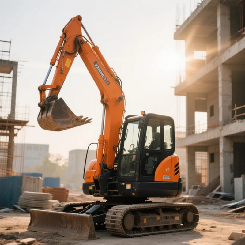 Customized household garden small excavator Bagger and Mini excavator Multi functional mining tools for various projects