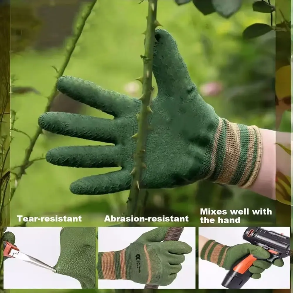 

1Pair Universal Gardening Gloves Thorn-proof Wear-resistant Protection Gloves Anti-slip Waterproof Work Gloves Rose Pruning