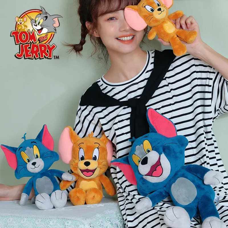 ทอมและเจอร์รี่ของเล่นตุ๊กตาการ์ตูนภาพยนตร์แมว Tuffy Nibbles แผ่น Plushies ตุ๊กตาสัตว์สบู่ Action Figure สตูดิโอตุ๊กตาของเล่น