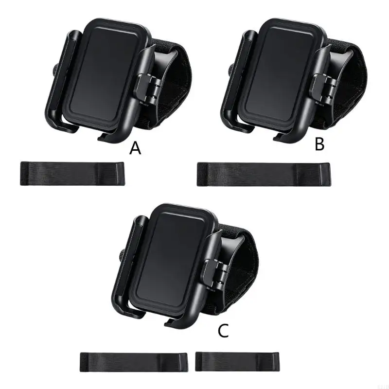   Stretchable Sports Phone Holder Comfortable Phone Wrap ABS Nylon Texture for Gym Workout Joggings Mounts on Wrist or Arm