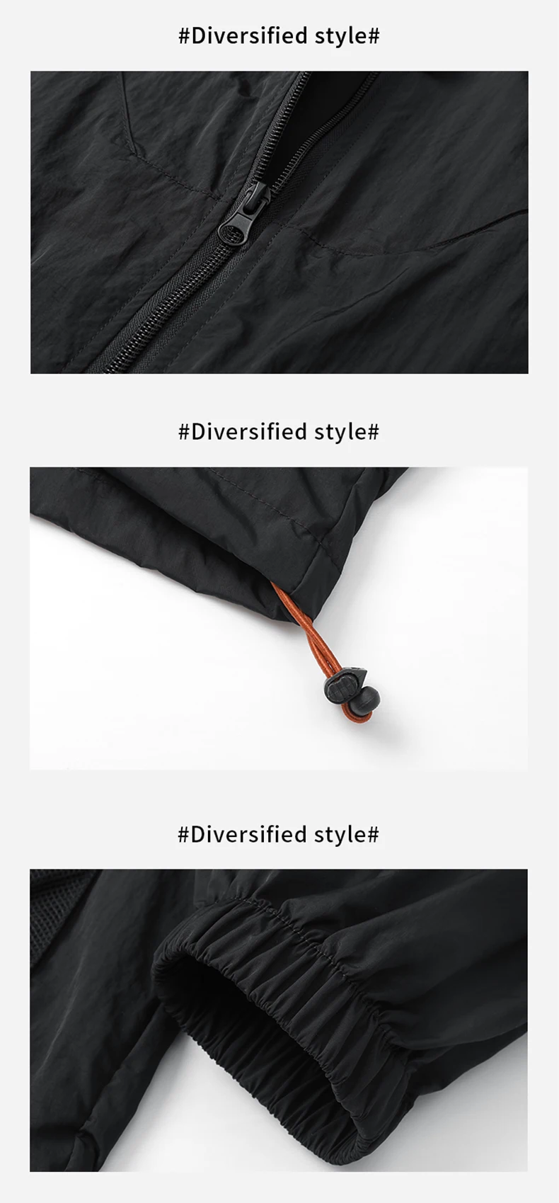 Intelligenter Anti-Hitze- und Kühlungsanzug mit großer Windkraft und Ventilator für Herren, Sonnenschutzkleidung für den Außenbereich – Detail 20
