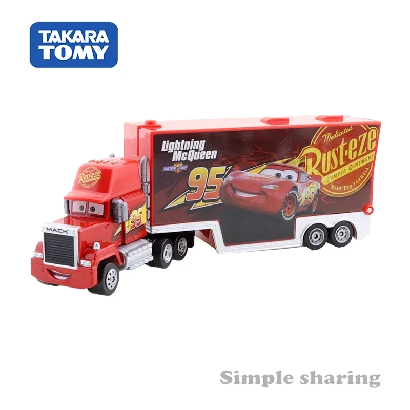 Takara Tomy Tomica Disney/Pixar Tomica Collection Mack Car Alloy Motor Vehicle Diecast Metal Model Kids Xmas Gift Toys for Boys