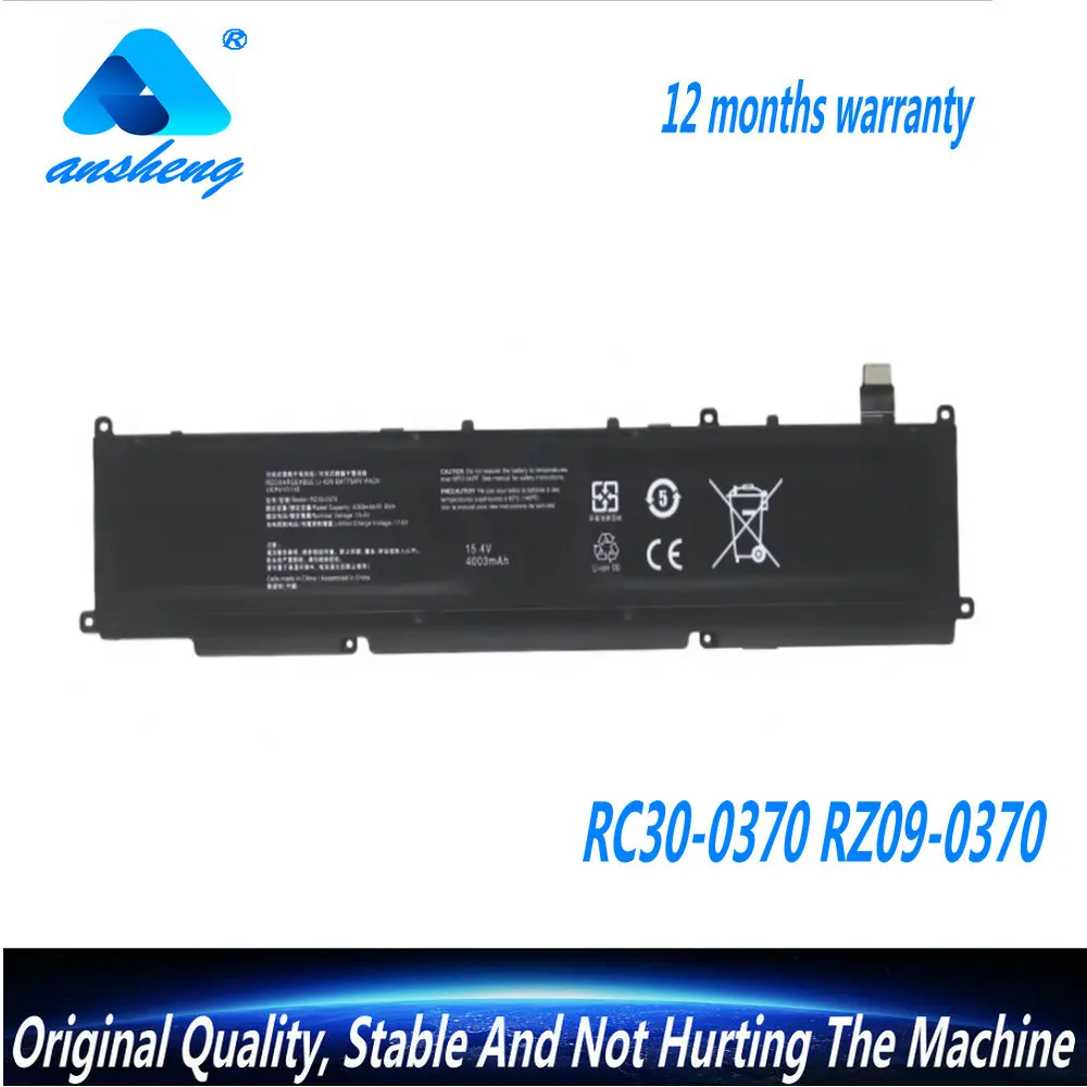 

New RC30-0370 RZ09-0370 Laptop Battery For Razer Blade 14 2021 2022 RZ09-0368 RZ09-0427 RZ09-0370AE23 RZ09-0370BEA3-R3U1