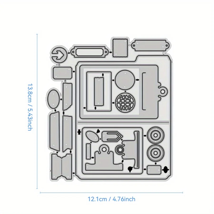 Metal Cutting Dies for DIY Scrapbooking and Card Making