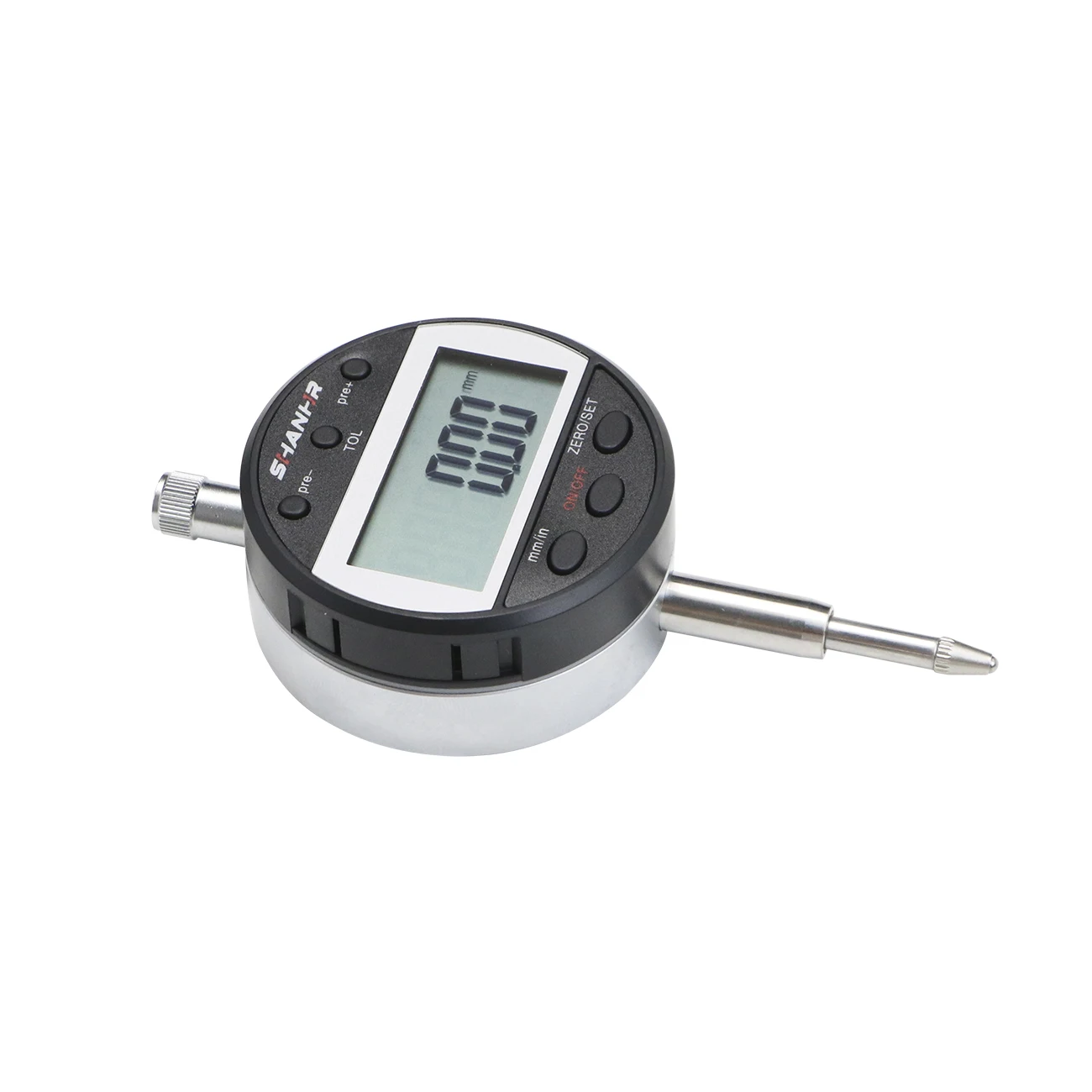 SHANHR مؤشر رقمي عالي الدقة 0-12.7/25.4 مللي متر 0.01 مللي متر ميكرومتر إلكتروني متري/بوصة مقياس مؤشر الاتصال