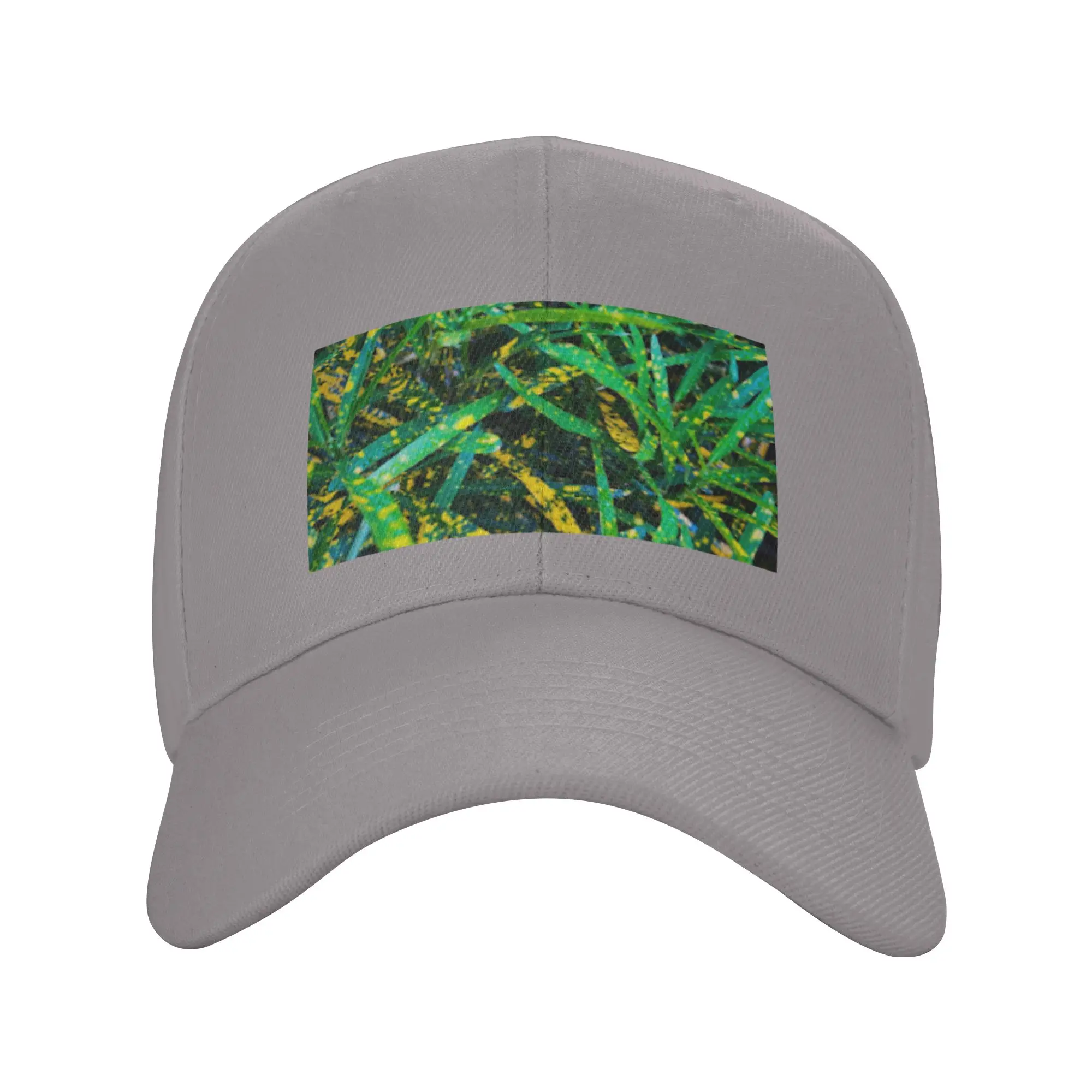 Hot Sale yellow and green leaves croton plants Baseball Cap Trendy Polo Cap  Gardening Polo Cap