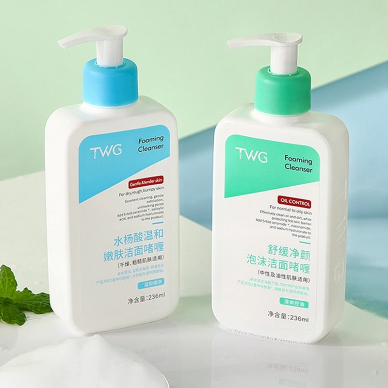 حمض الساليسيليك جل تنظيف خفيف لتجديد شباب البشرة، جل تنظيف مرطب ومهدئ وتنظيف رغوي 2026