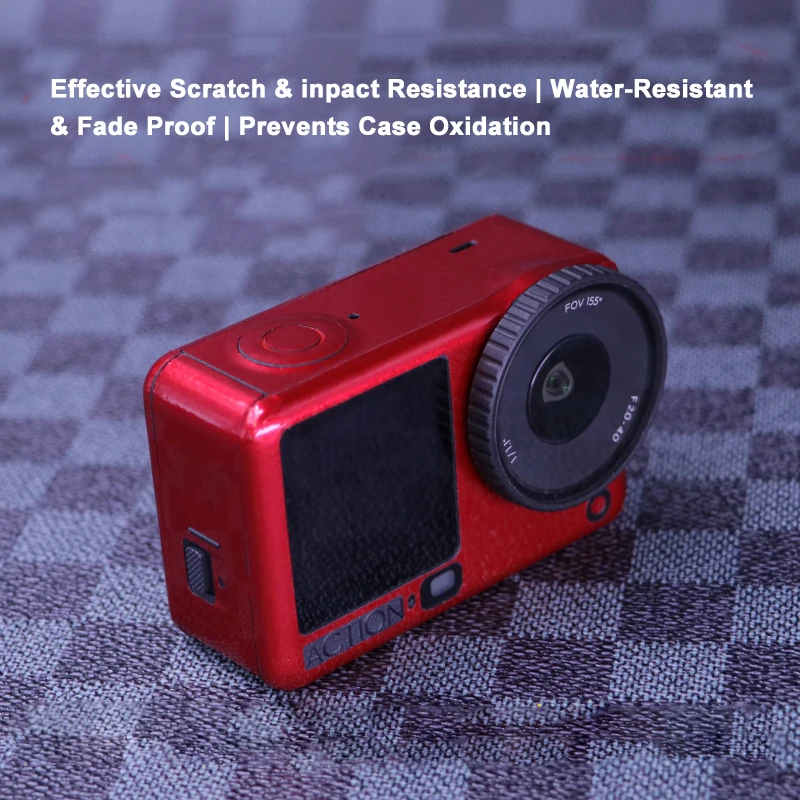 

For dji osmo action6 PVC Stickers Protective Film Fill Cover Scratch-proof Decal Removable Skin for dji osmo action6 Camera Wrap