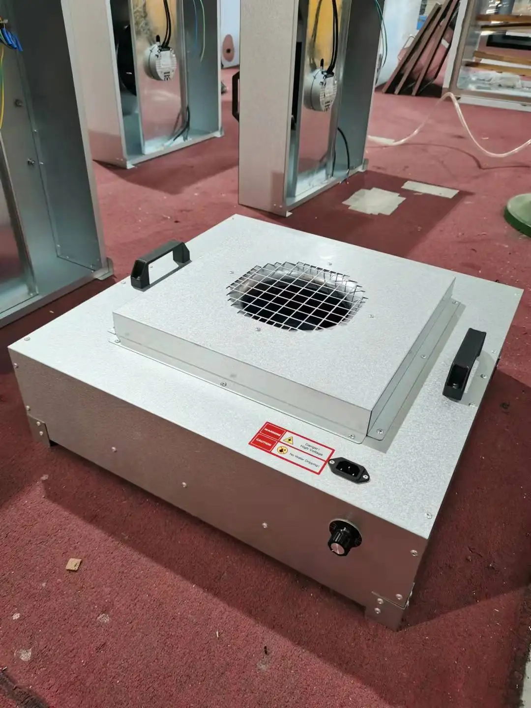 Supplier Direct Selling AC Fan Filter Unit With Insulation FFU With air Duct With H13/H14 HEPA Filter