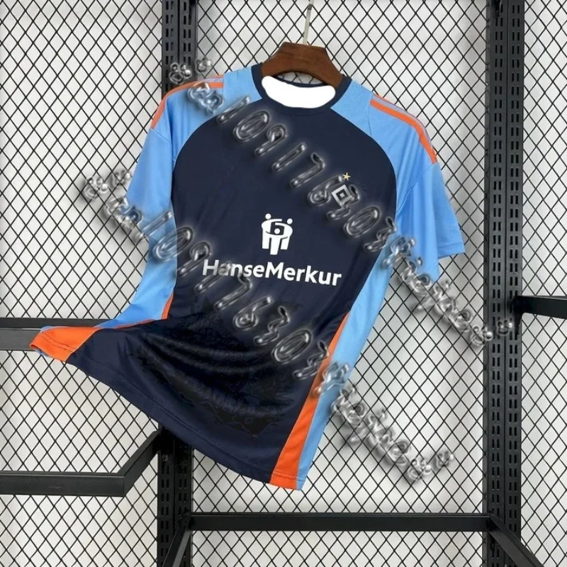 

2025 New Arrivals Hamburger Football Special Jersey T-shirt Summer German Football Sports Short Sleeve Football Game Clothing